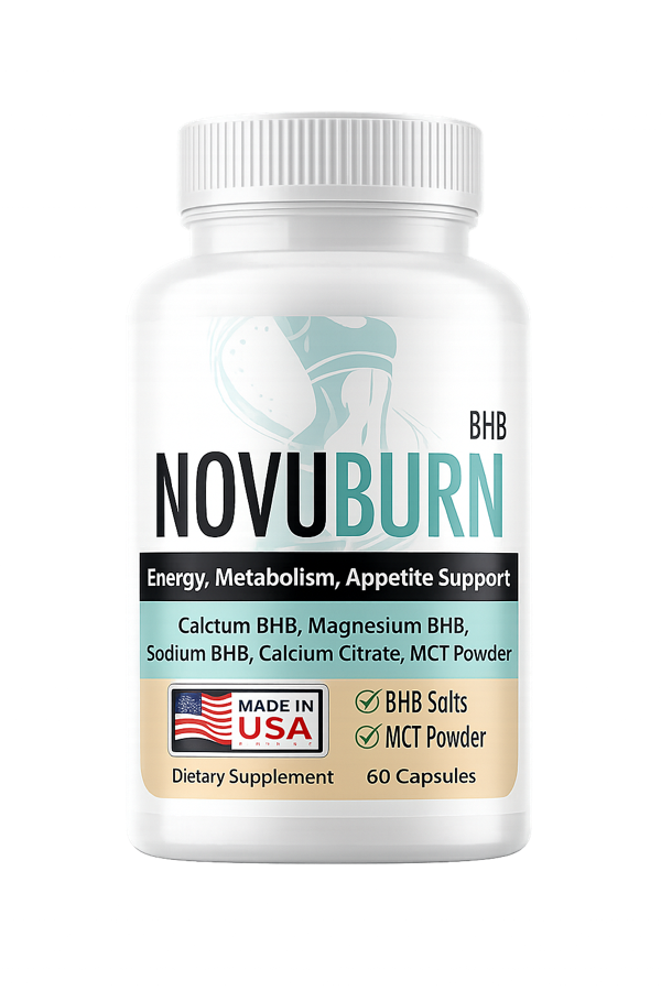 NovuBurn Premium BHB Ketone Supplement bottle